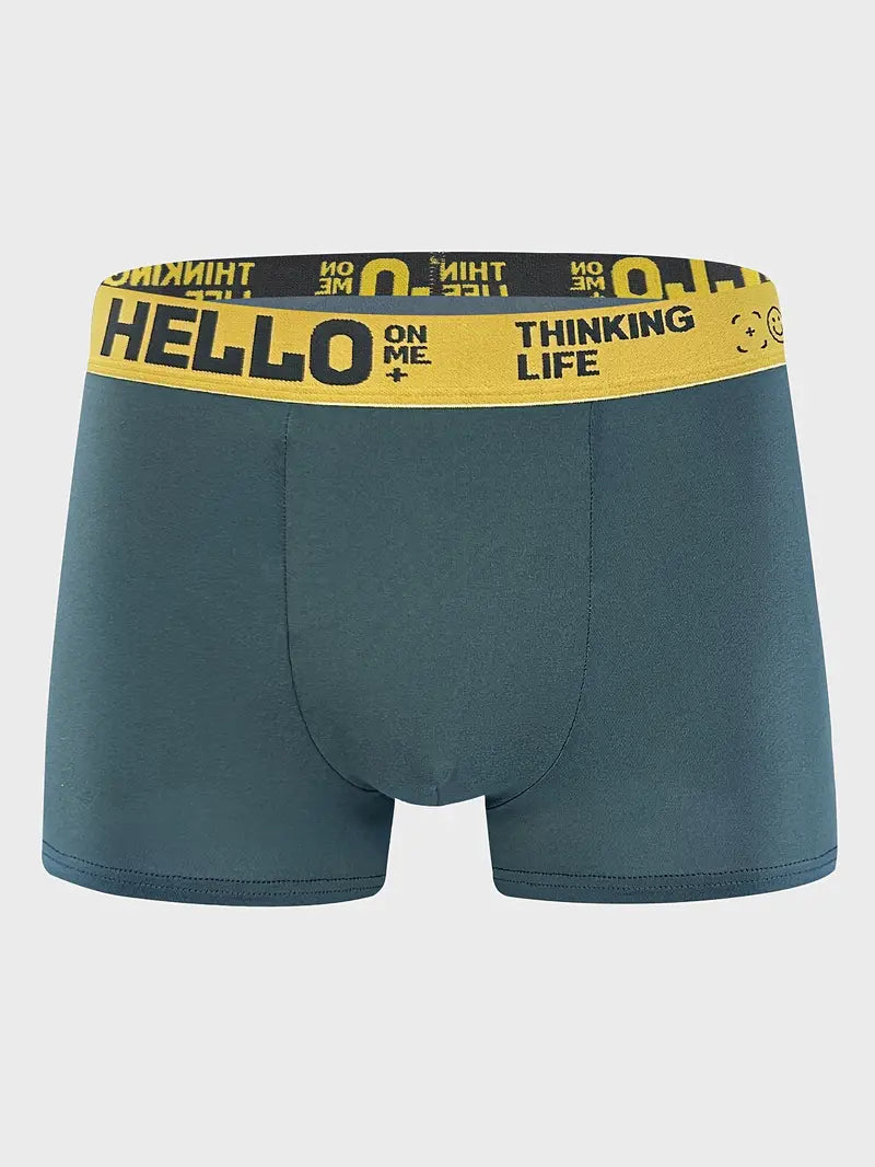 Pack of 4 Hello Trunks + (1 Pair of Premium Socks for FREE! 😍)