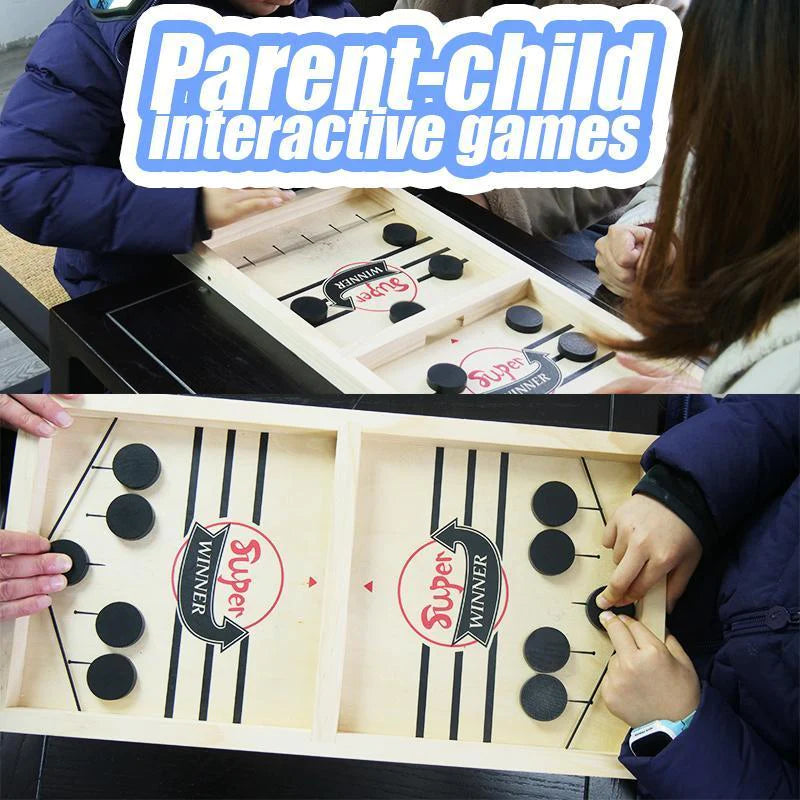 FAMILY WOODEN HOCKEY GAME