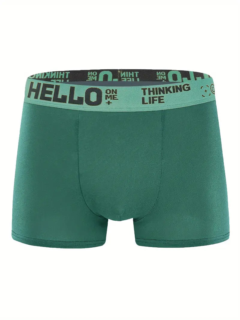 Pack of 4 Hello Trunks + (1 Pair of Premium Socks for FREE! 😍)