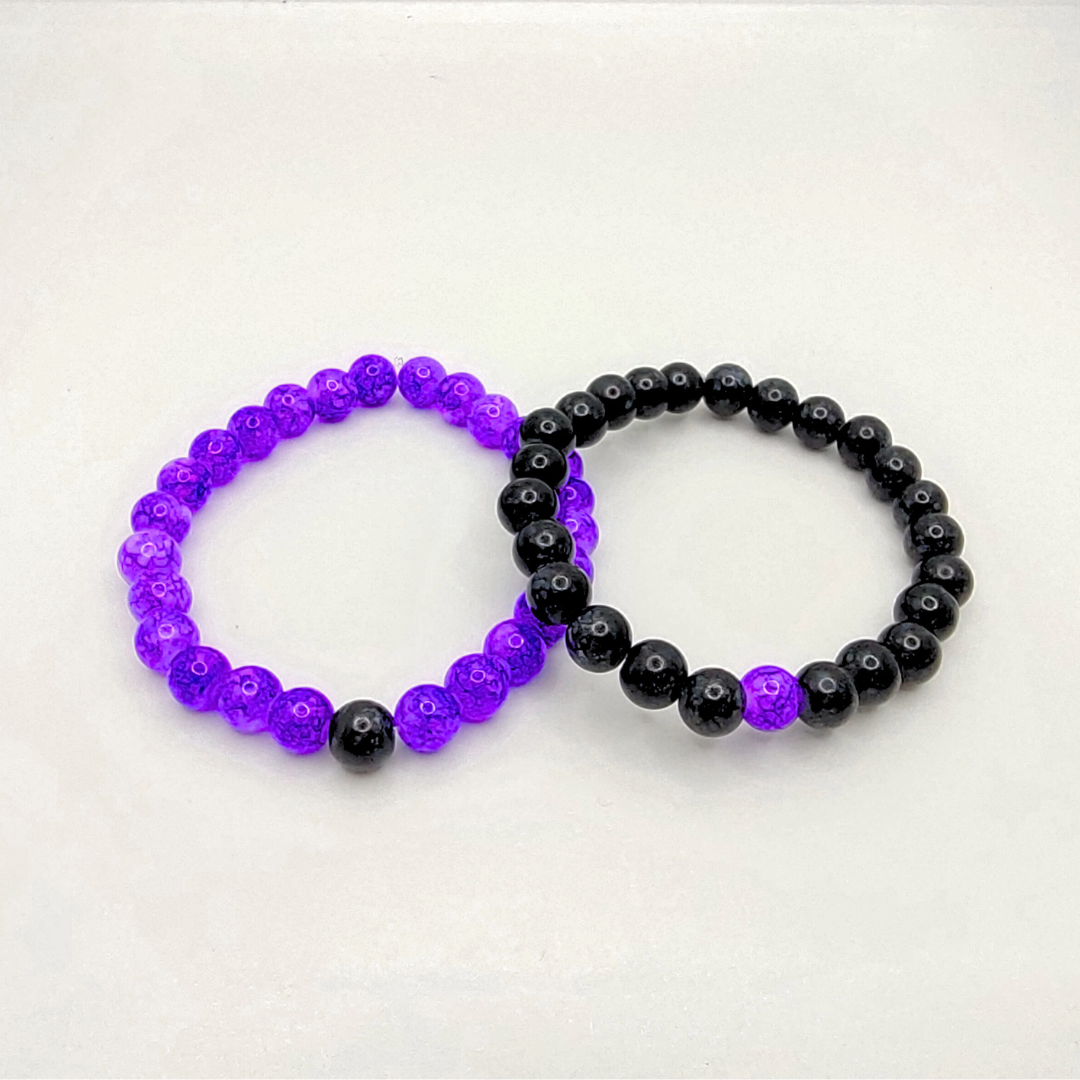 Couple Stone Bracelets Set