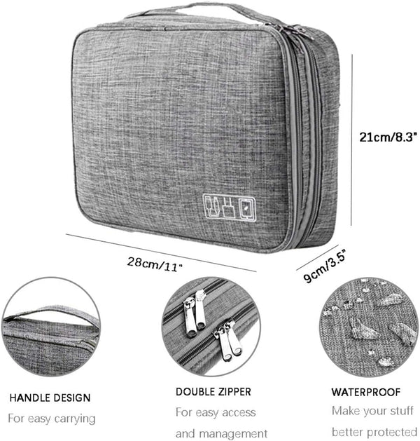 Large Electronics Organizing Bag