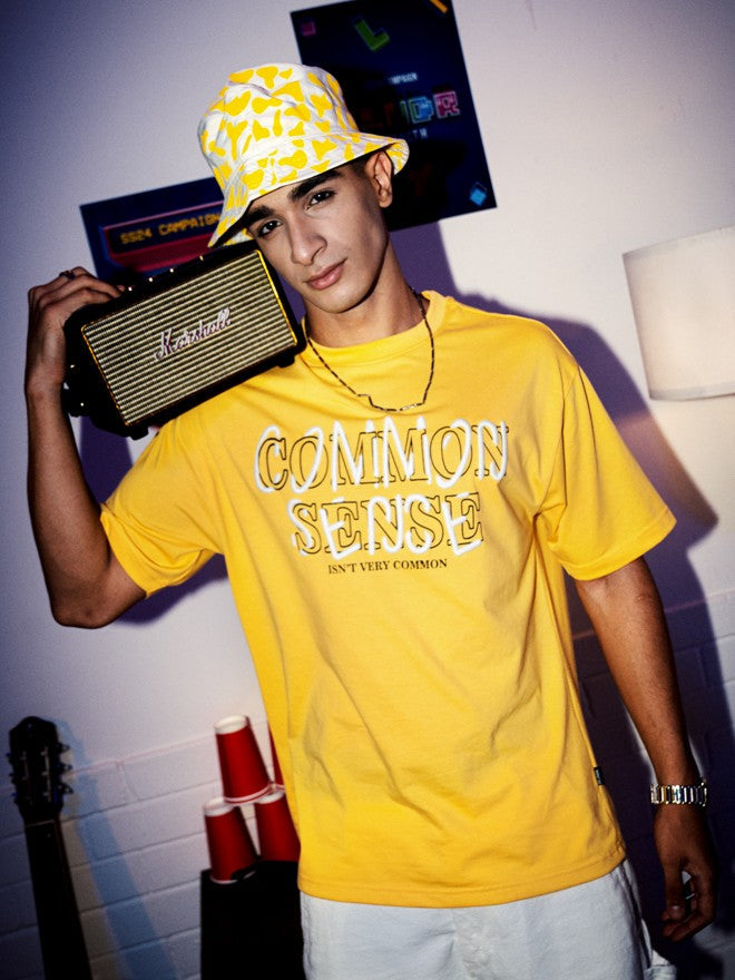 YELLOW COMMON SENSE TSHIRT