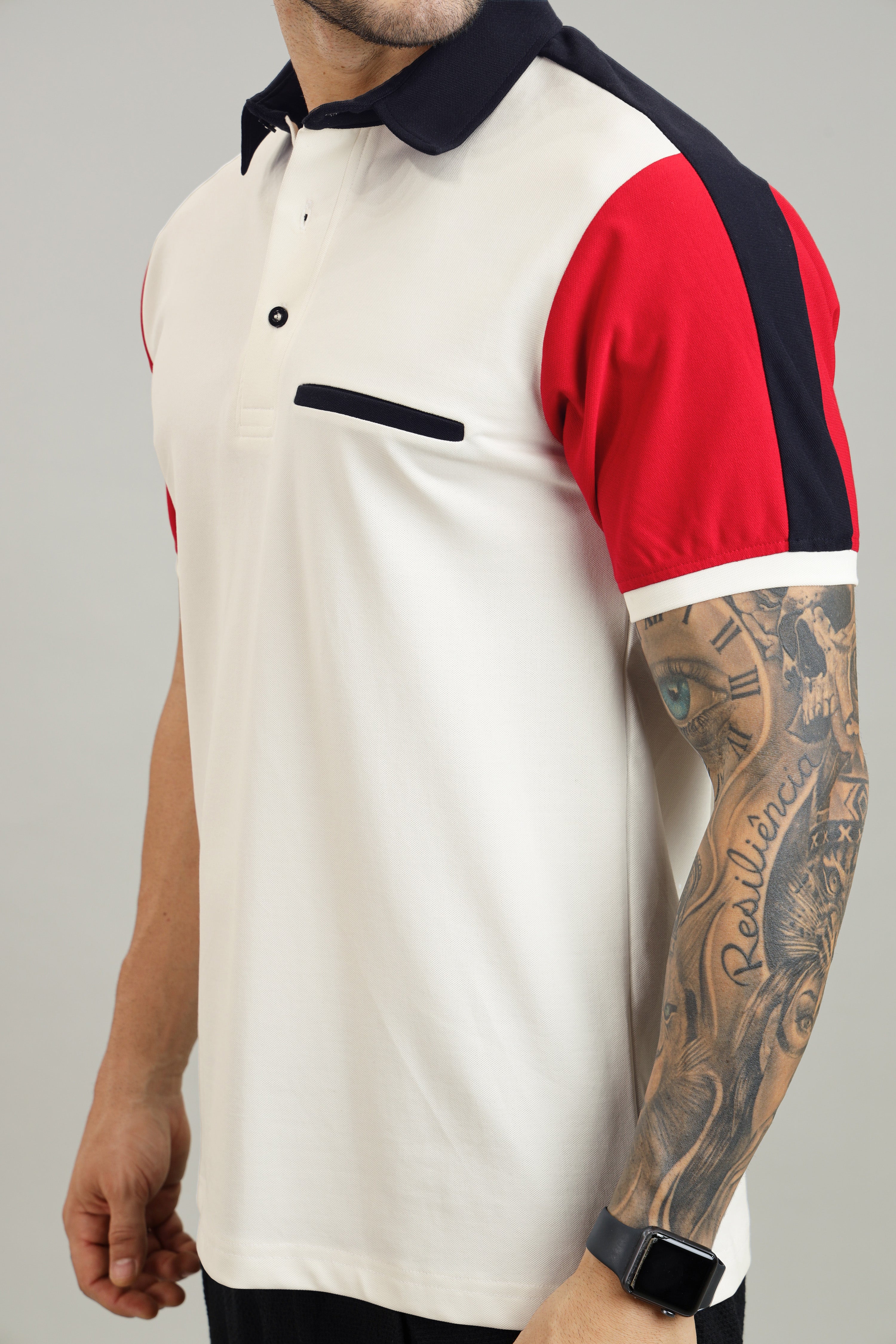 Signature Men's White Polo T-Shirt