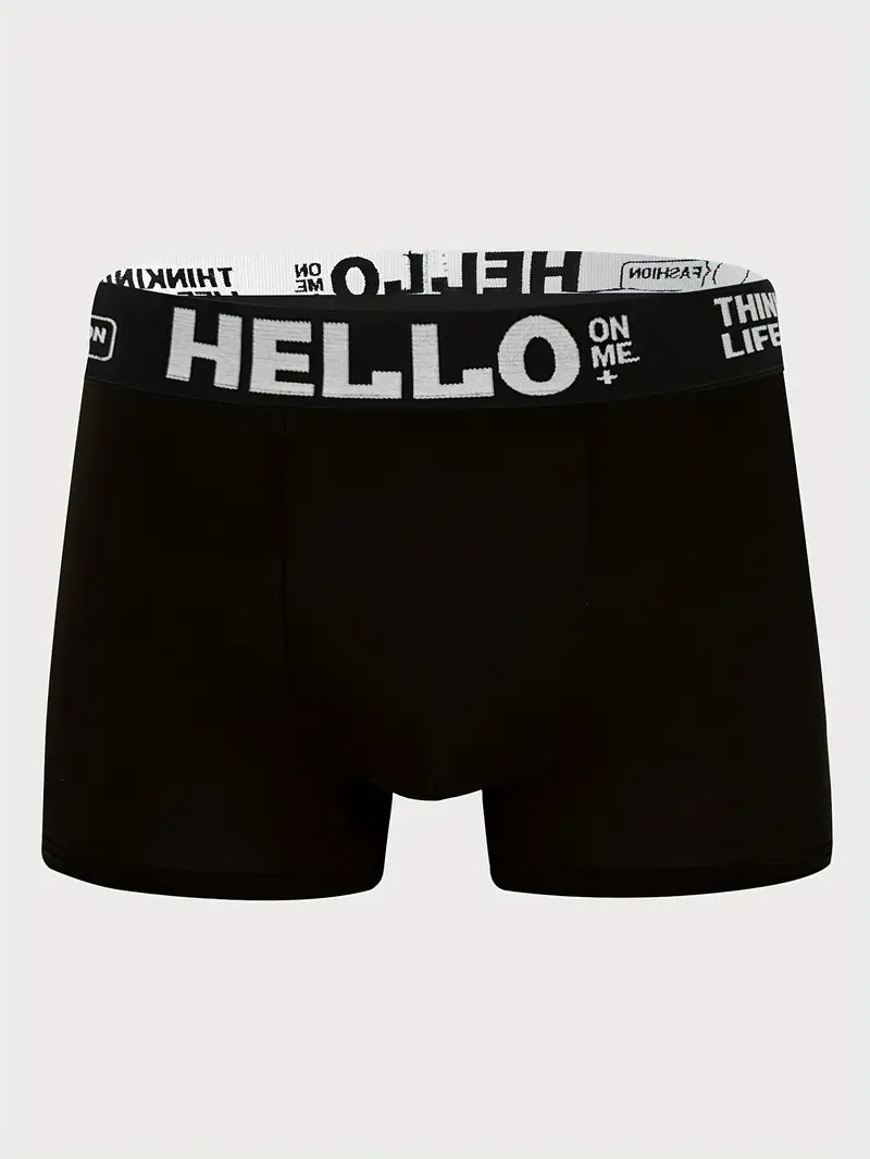 Pack of 4 Hello Trunks + (1 Pair of Premium Socks for FREE! 😍)