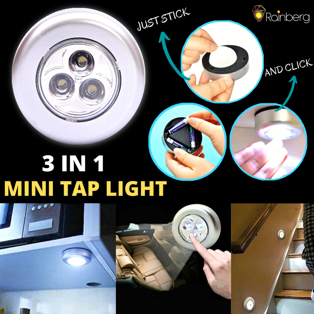 LED Push Button Light | Tap Light | Stick Anywhere