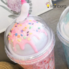 IceCream Tumbler 450ml - with Straw