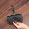 Soft Leather Sunglasses Bag