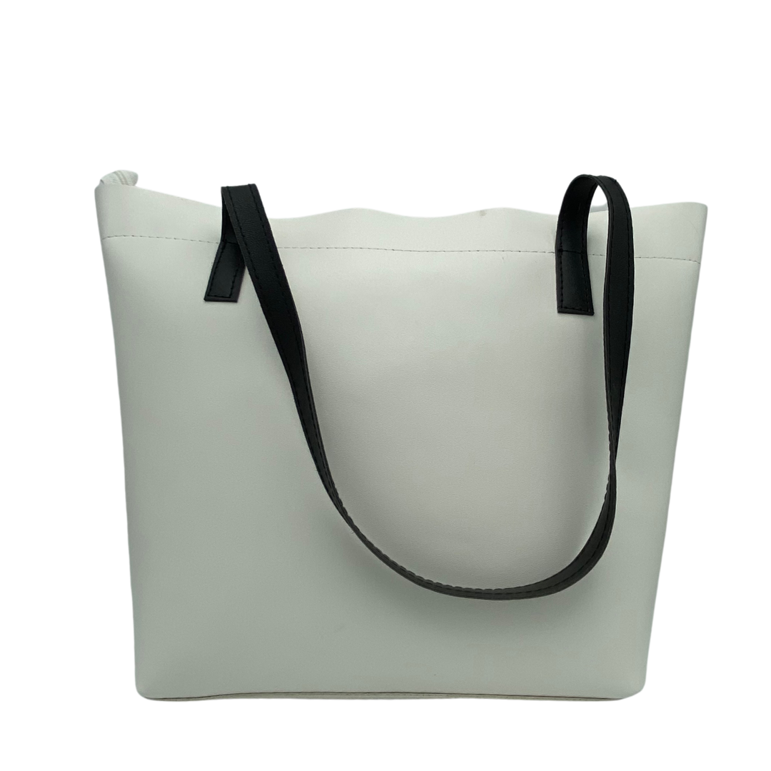 Clasper Women Hand Bag - White