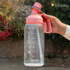 Sports Water Bottle 1800ml - with Straw