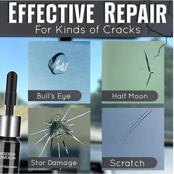 Cracks'Gone Glass Repair Kit (New Formula)