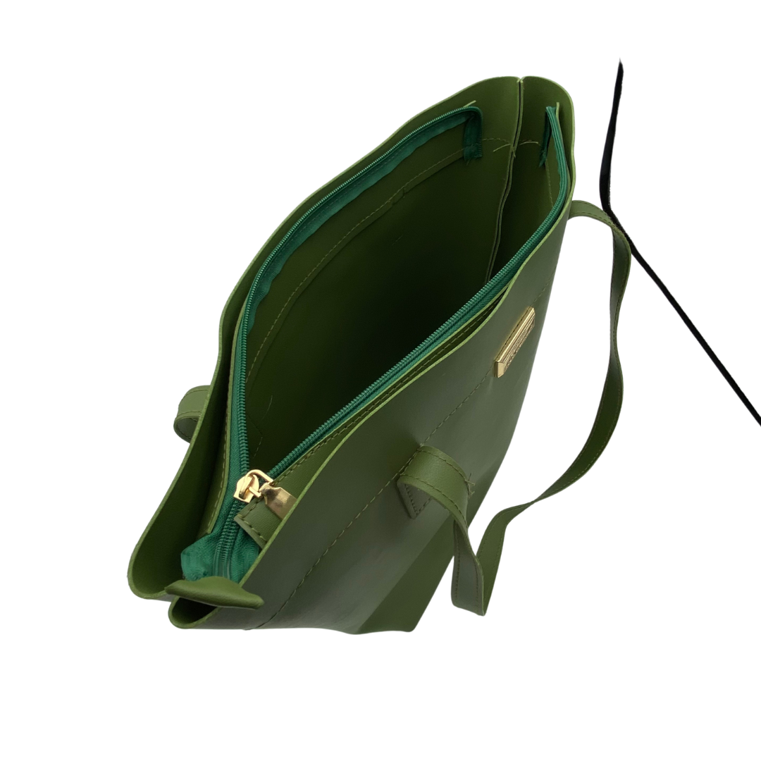 Clasper Women Hand Bag - Green