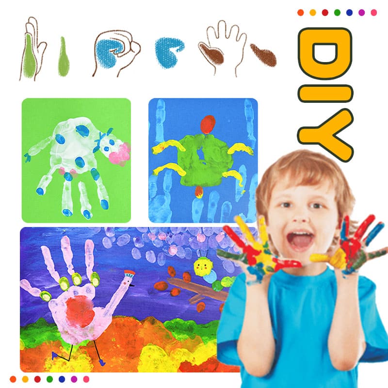 Bliss™ Kid's Finger Painting Set - Buy 1 Get 1 Free