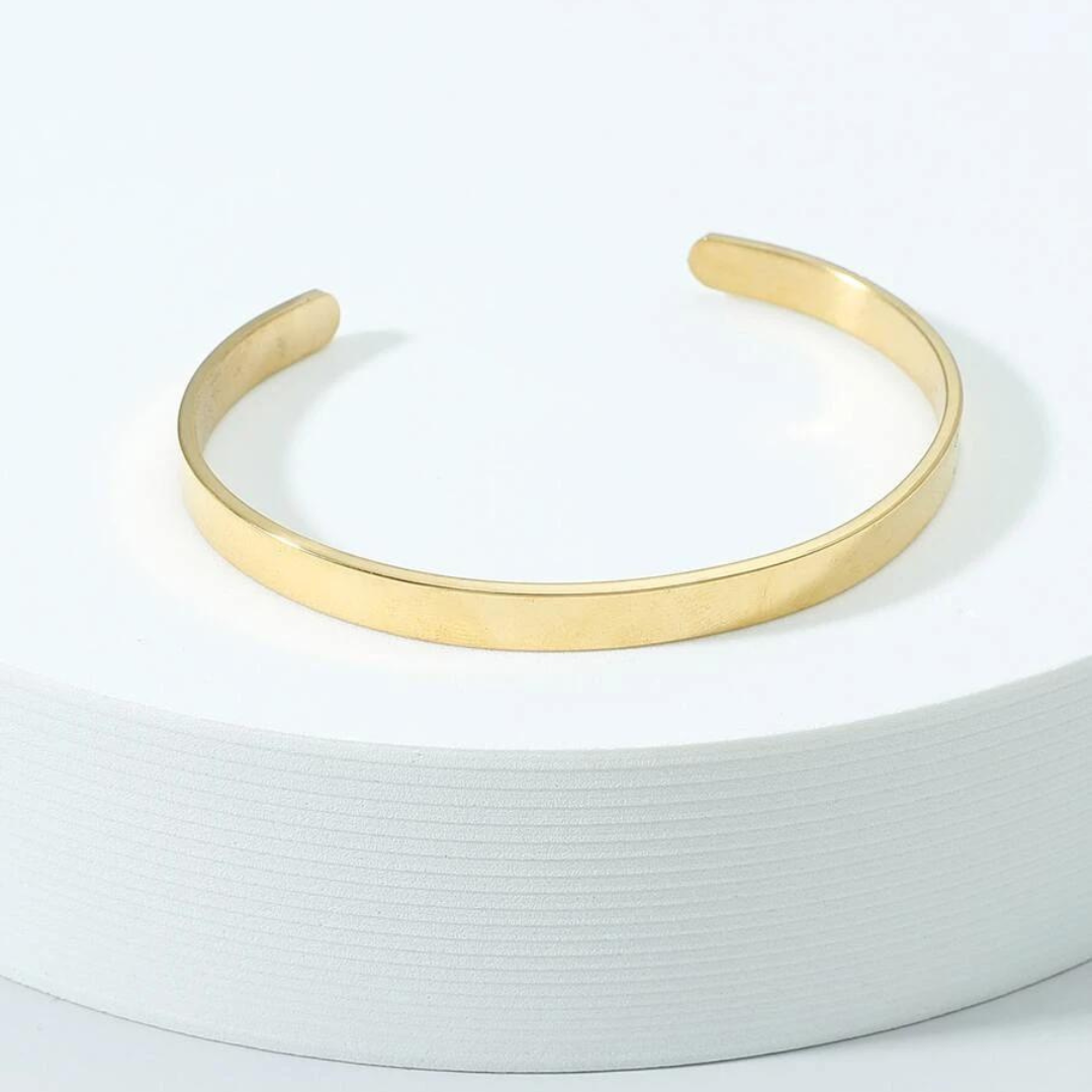 Men Minimal Cuff Bangle