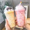 IceCream Tumbler 450ml - with Straw