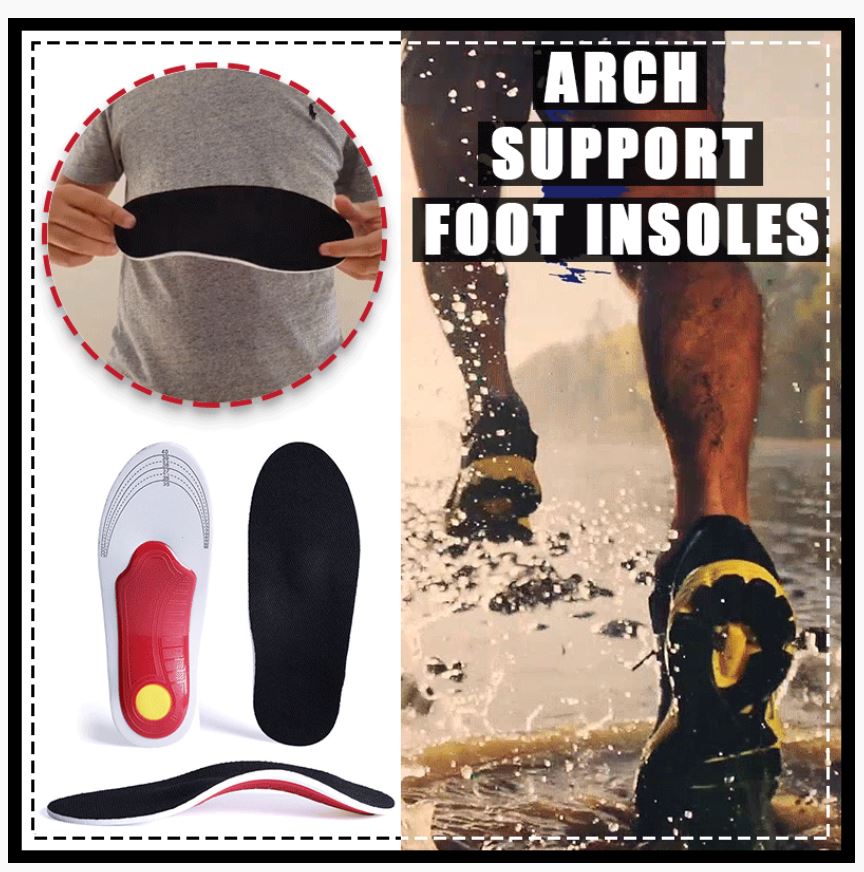 Arch Support Foot Insoles (Pair)