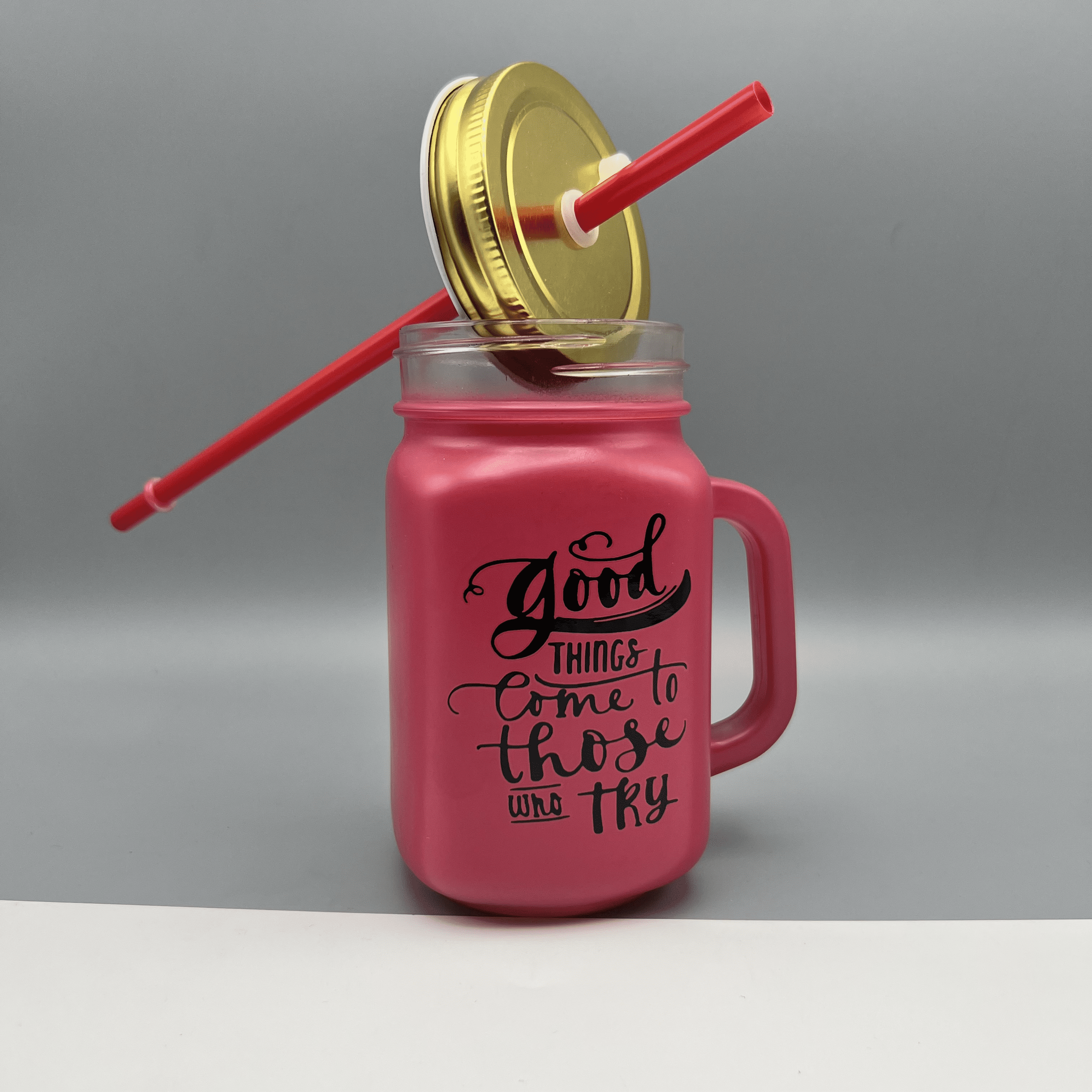 Magenta Mason Jar