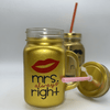 Mr. & Mrs. Mason Jar Set