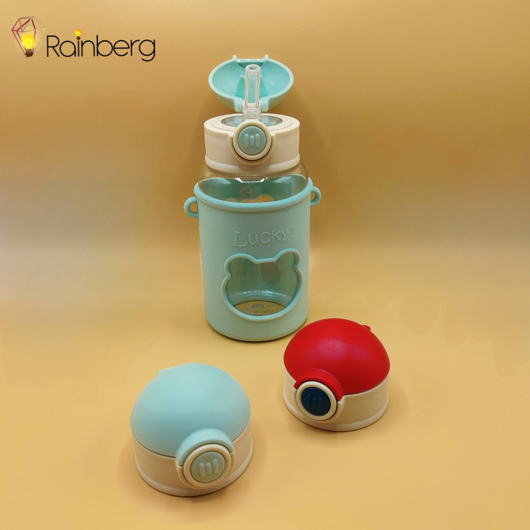 Pokémon Kids Water Bottle 600ml - with Straw