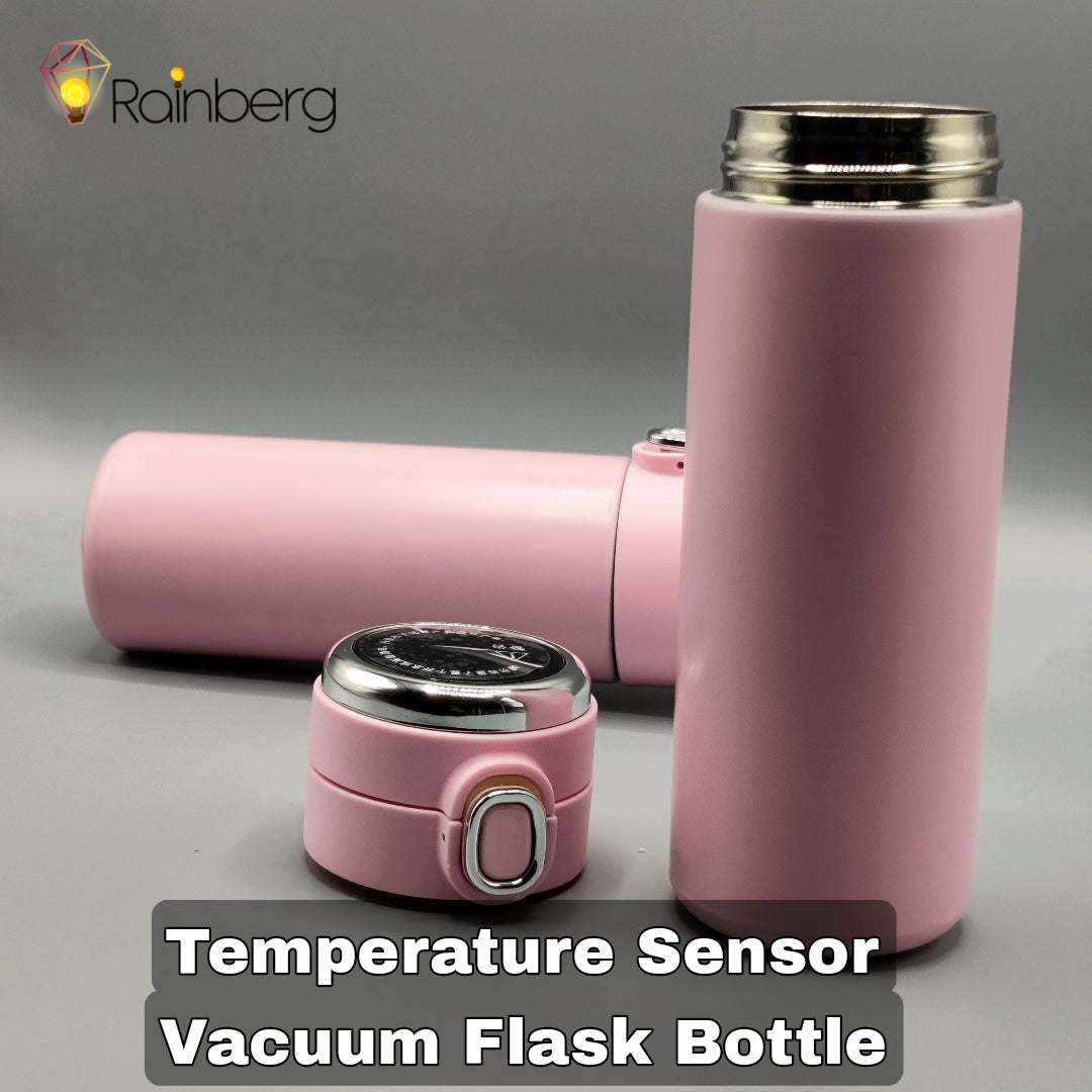 Temperature Sensor Vacuum Flask Bottle 420ml