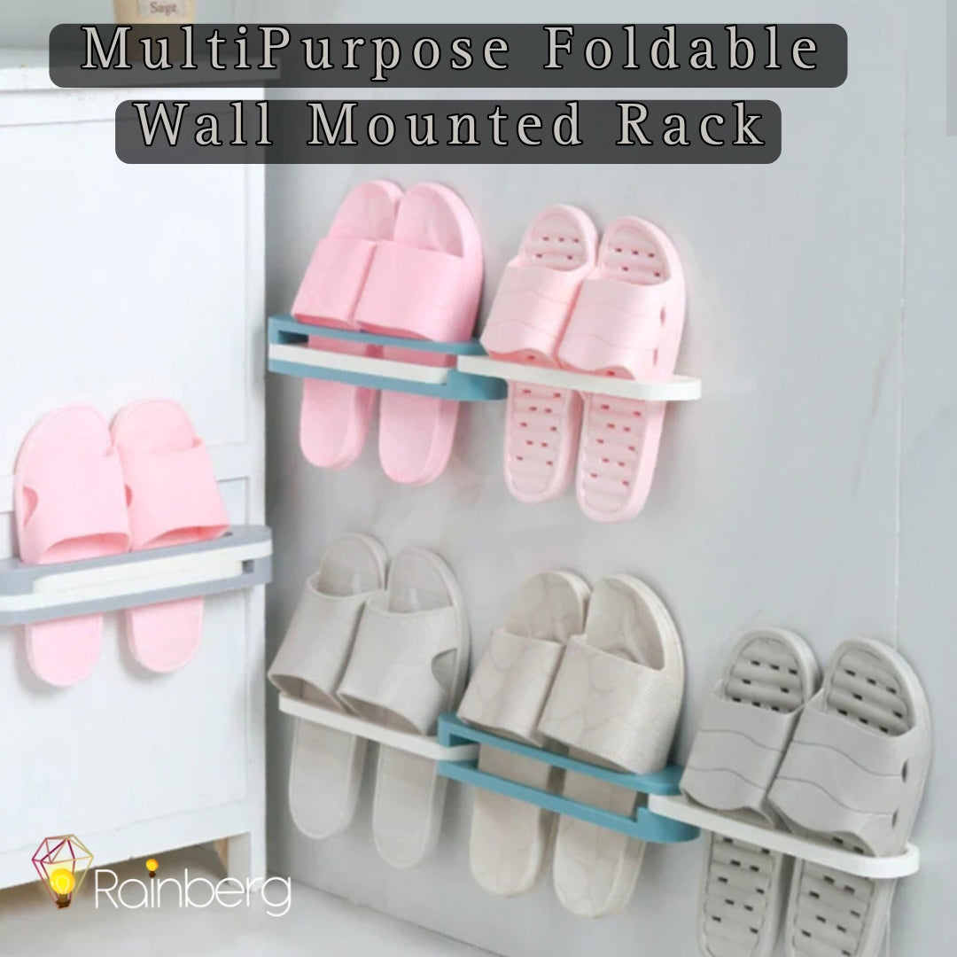 Wall Mounted Foldable Multipurpose Rack