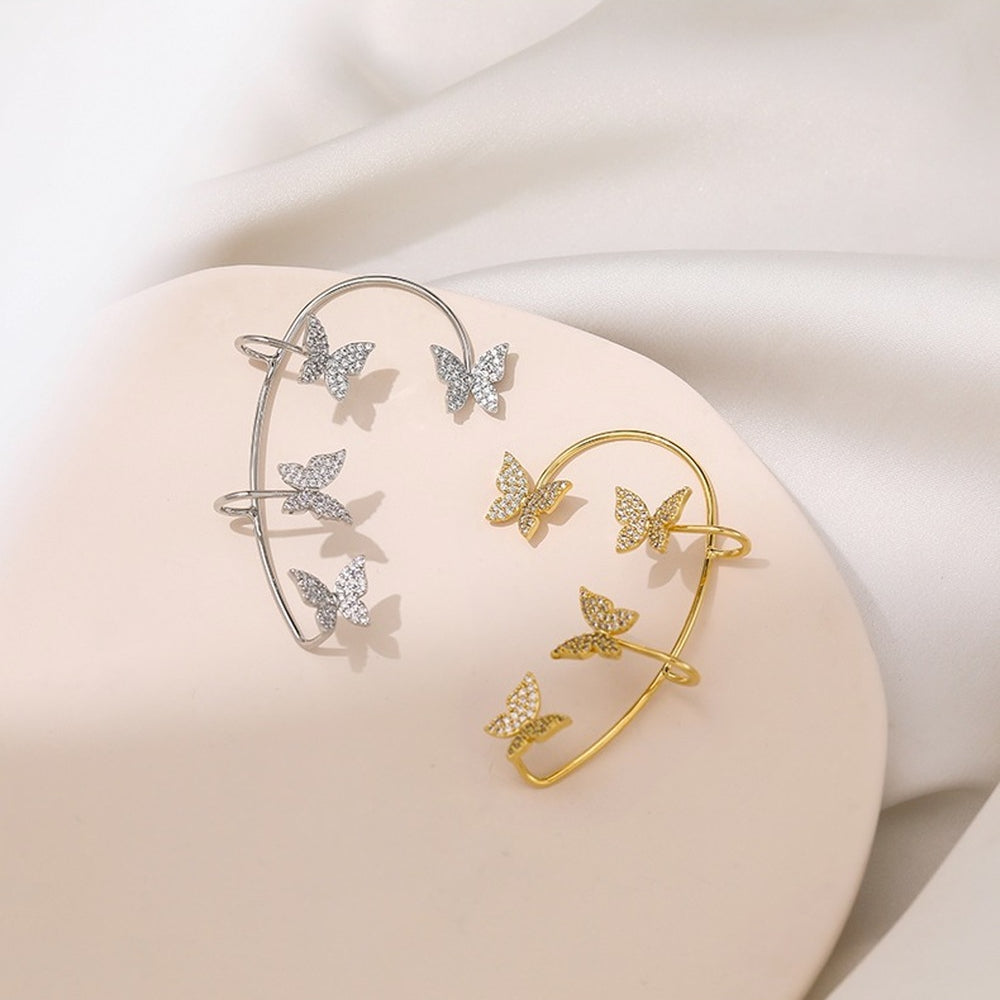 Butterfly Ear Hooks - 2 Pcs/Set