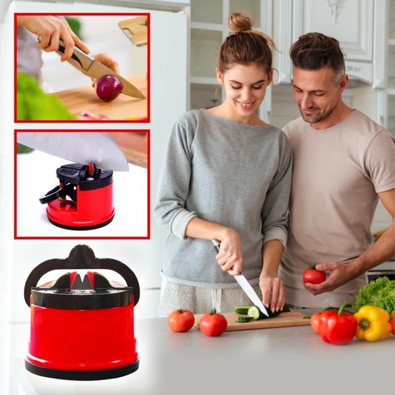 Suction Cup Whetstone Knife Sharpener - Buy 1 Get 1 Free