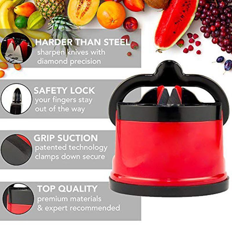 Suction Cup Whetstone Knife Sharpener - Buy 1 Get 1 Free