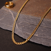 Golden Cuban Chain Set