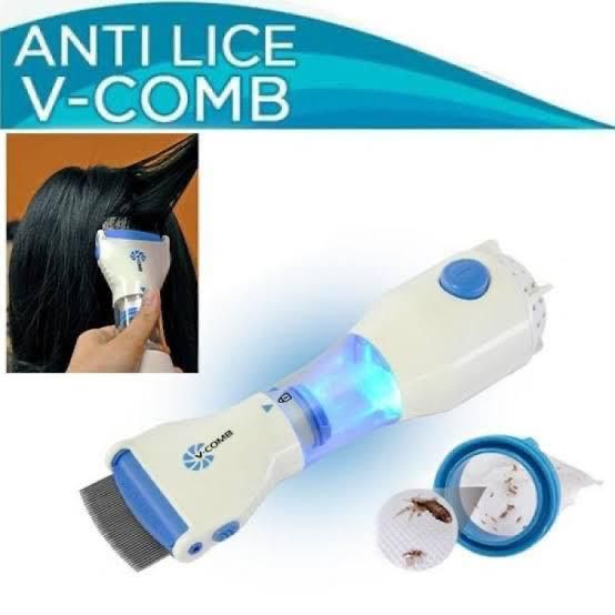 Multipurose Anti Lice And Nits Removing V-Comb Electric Machine Painless And Chemical Free.