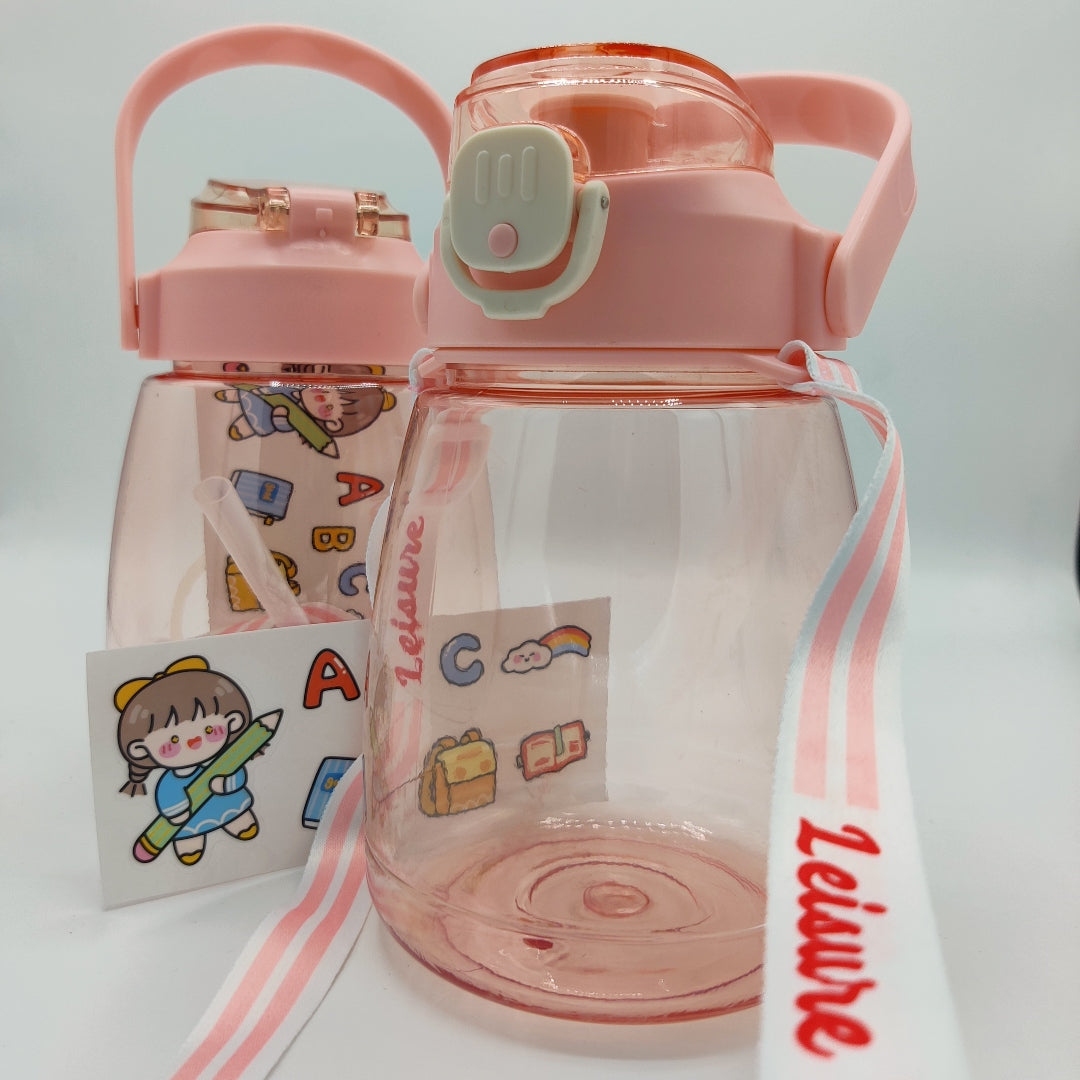 Kettle Kids Water Bottle 800ml - with Straw