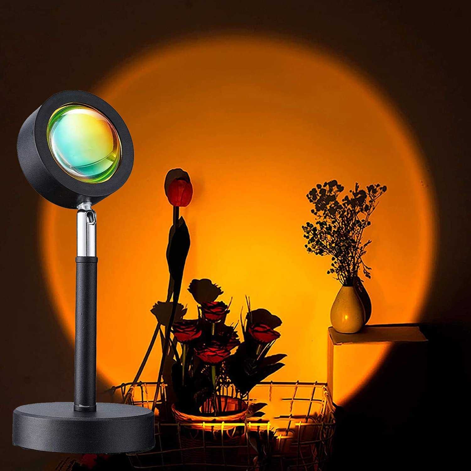 RGB Sunset Projection Night Lamp