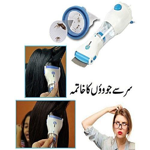 Multipurose Anti Lice And Nits Removing V-Comb Electric Machine Painless And Chemical Free.