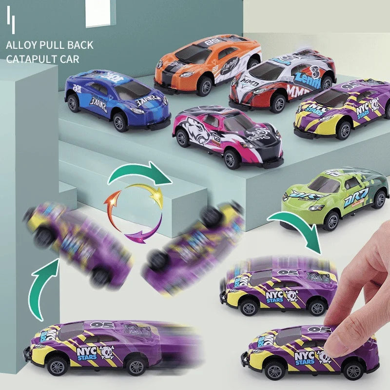 Stunt Toy Cars - Set of 8