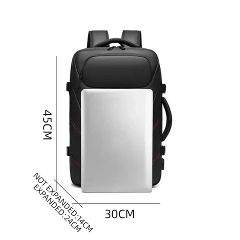 High Capacity Waterproof USB Charging Laptop Casual Travel Bag