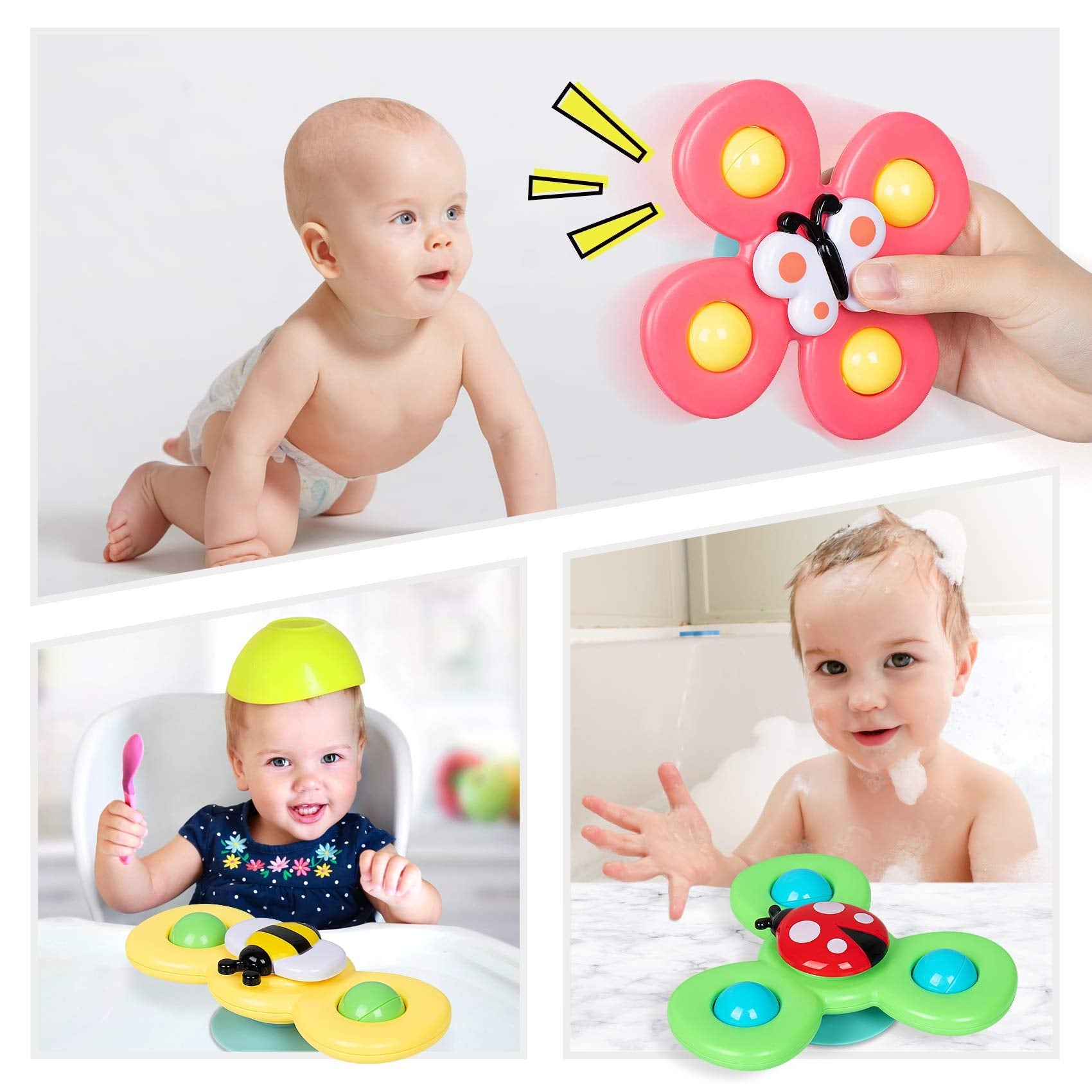 Bliss™ Kid's Spinners - Set of 3