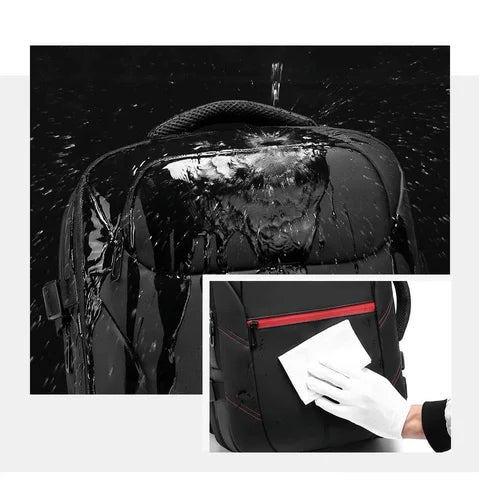 High Capacity Waterproof USB Charging Laptop Casual Travel Bag