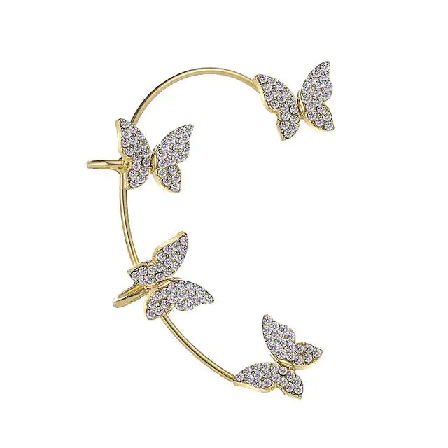 Butterfly Ear Hooks - 2 Pcs/Set