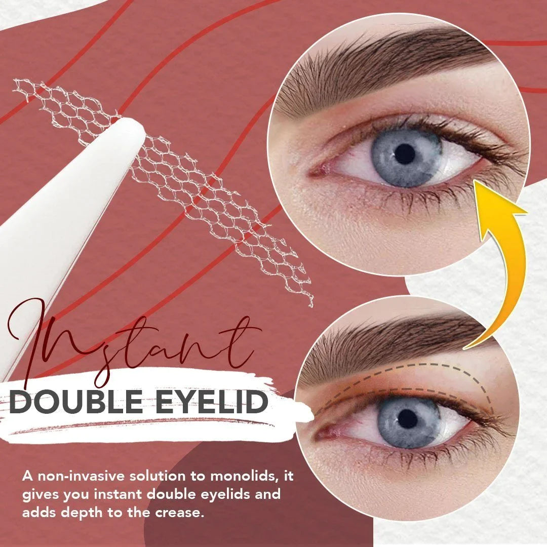 KOREAN GLUE-FREE INVISIBLE DOUBLE EYELID STICKER - 240 Strips