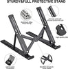 Laptop Stand for Desk, Foldable Computer Stand 7 Angles Anti-Slip Laptop Riser