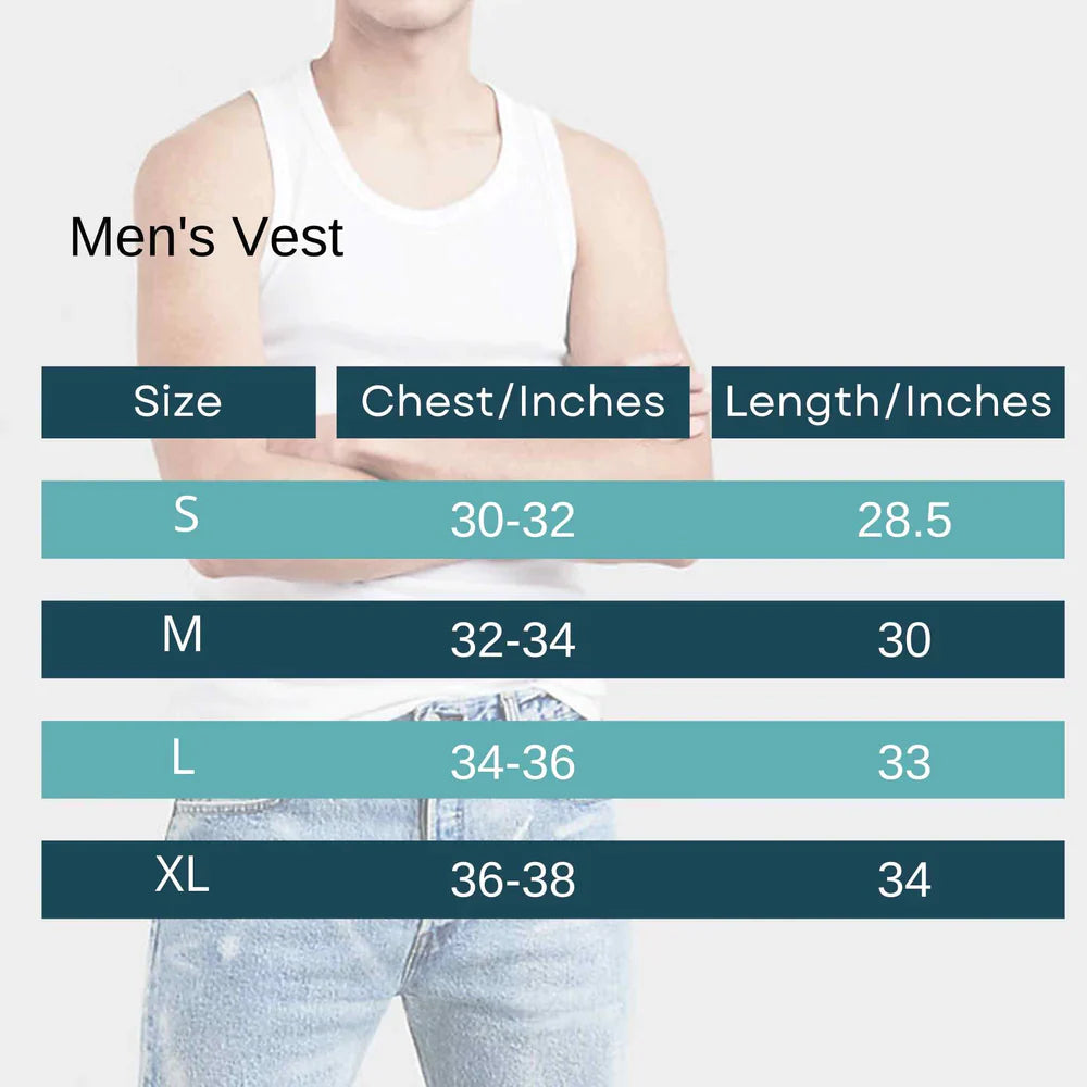 Pack of 3 Premium Sleeveless Vest for Men